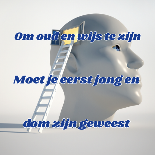 Tegeltje 15x15 cm Kadookuz Design (Oud en wijs)