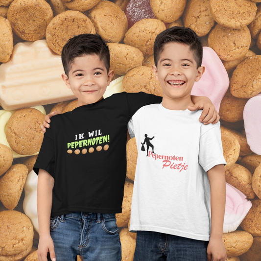 🍪 T-shirt “Ik wil pepernoten!”
