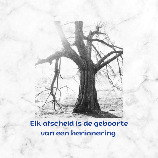 Tegeltje 15x15 cm Kadookuz Design (Afscheid)