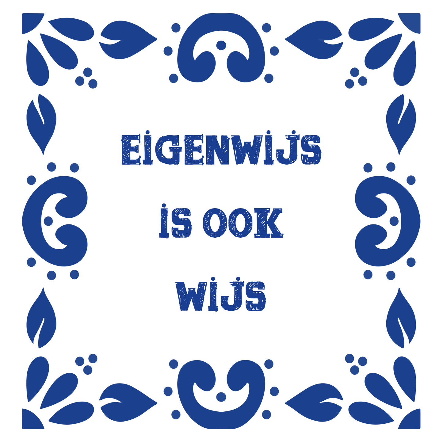 Tegeltje 15x15 cm Kadookuz Design