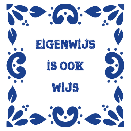 Tegeltje 15x15 cm Kadookuz Design