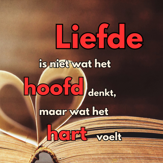Tegeltje 15x15 cm Kadookuz Design (Liefde)