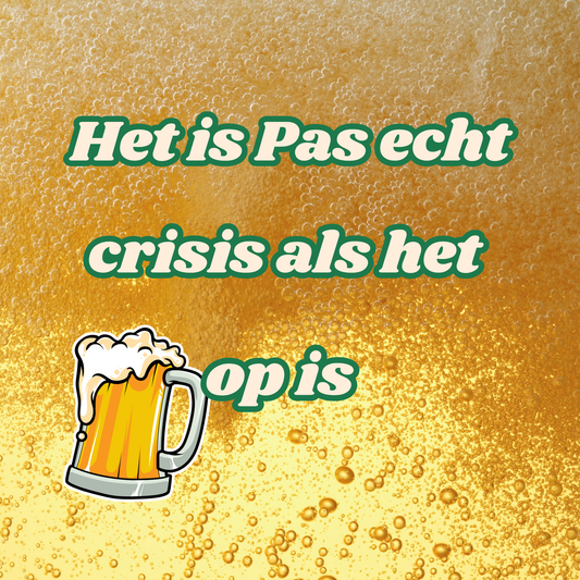 Tegeltje 15x15 cm Kadookuz Design (Bier)