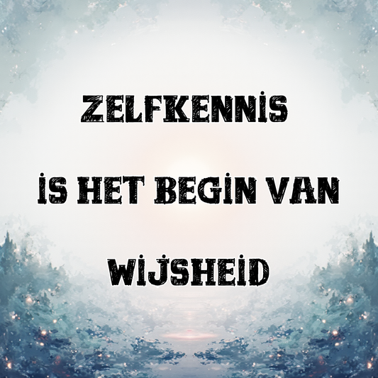 Tegeltje 15x15 cm Kadookuz Design (Zelfkennis)