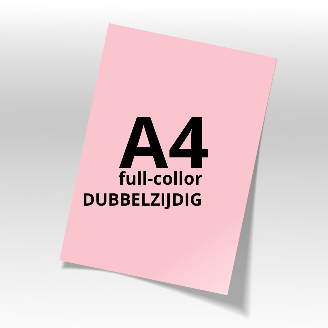 Print- A4- Full Collor DUBBELZIJDIG
