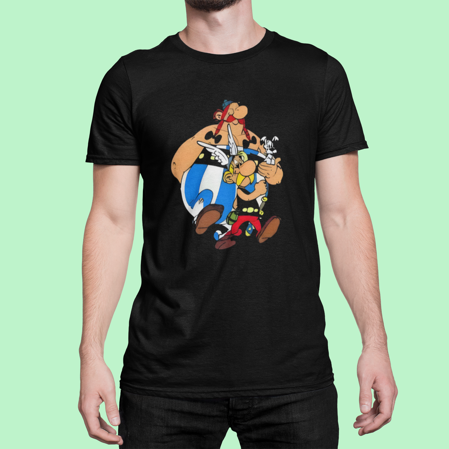 Knipoog naar Toen – Asterix & Obelix Retro T-shirt | Nostalgische Striphelden