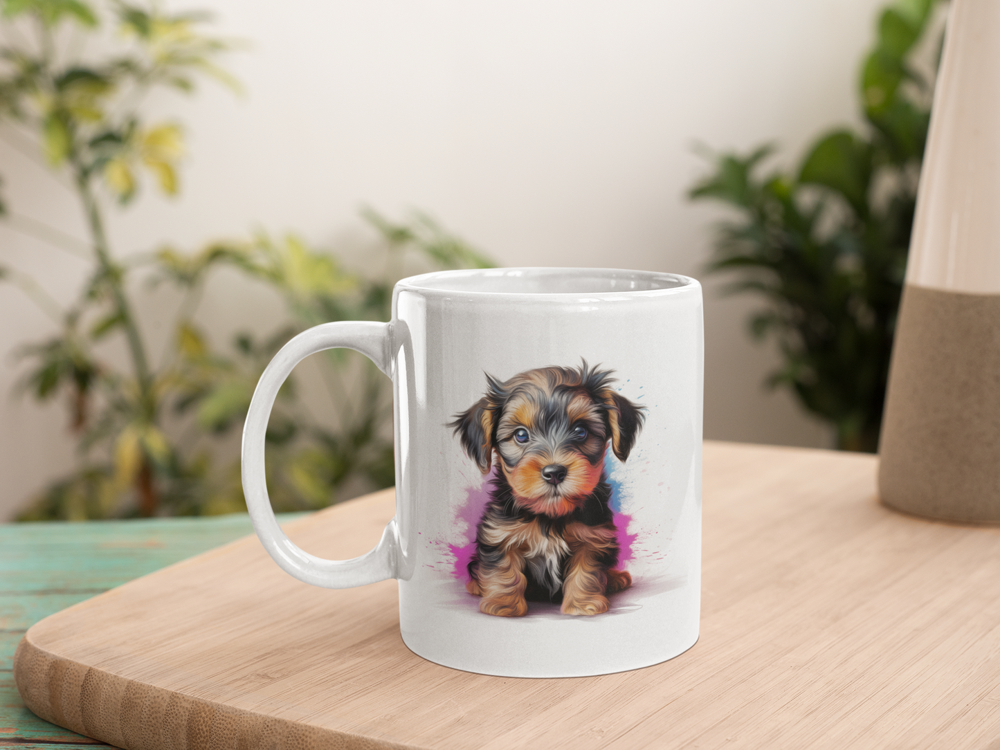 Puppy met kleur