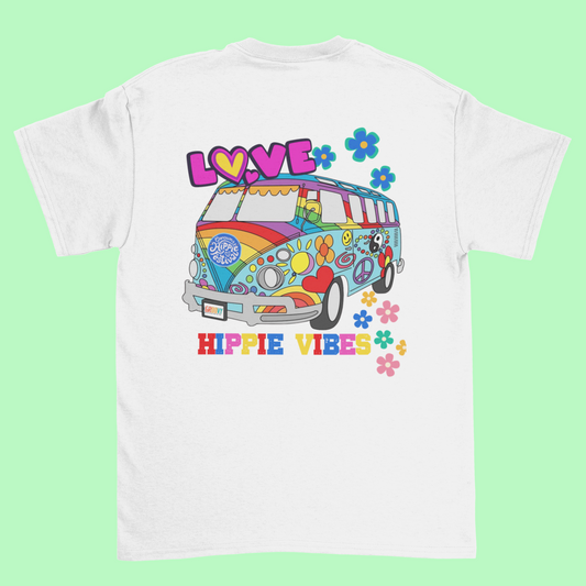 T-shirt "Hippie Vibes – Love Bus"