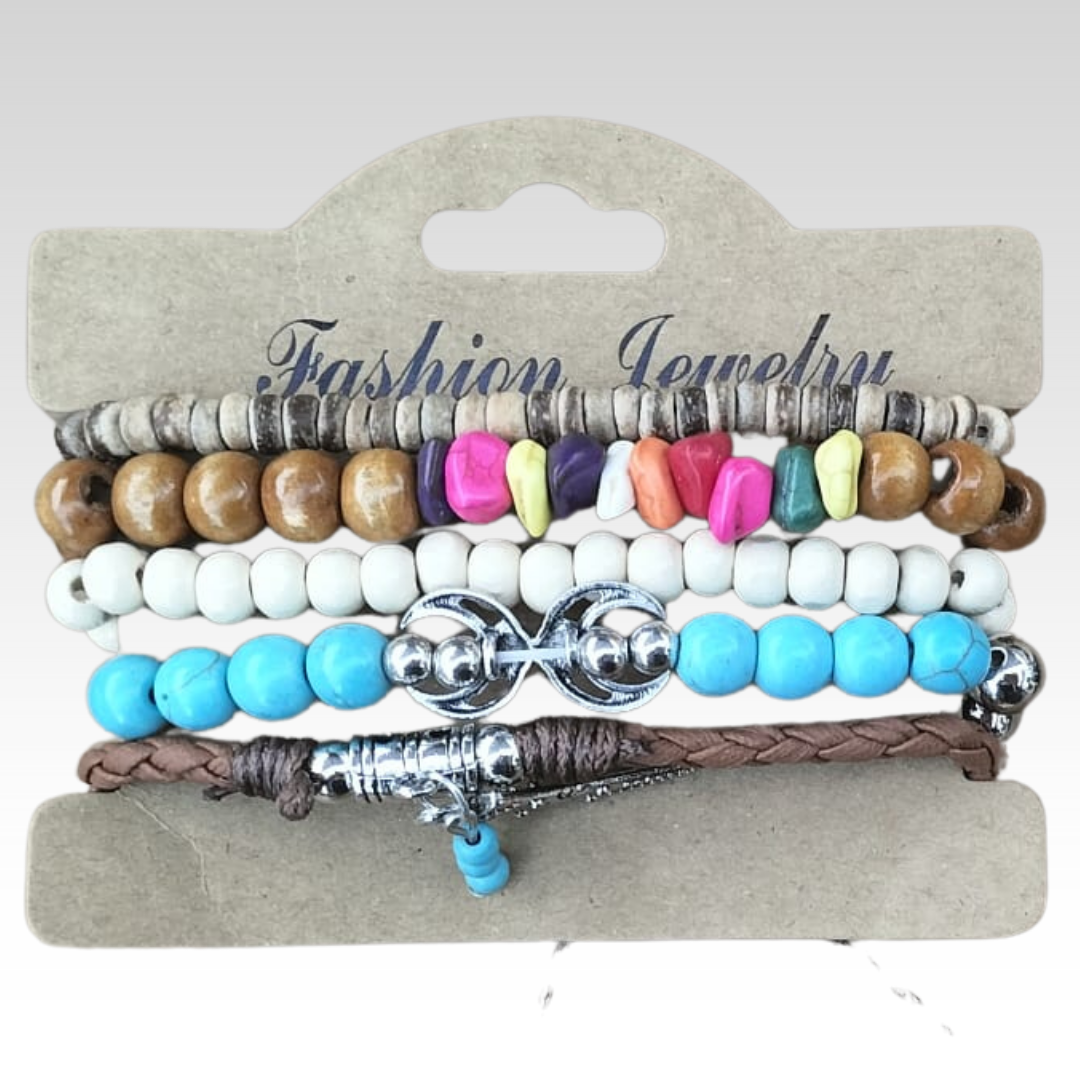 Set Kralen armbanden 9