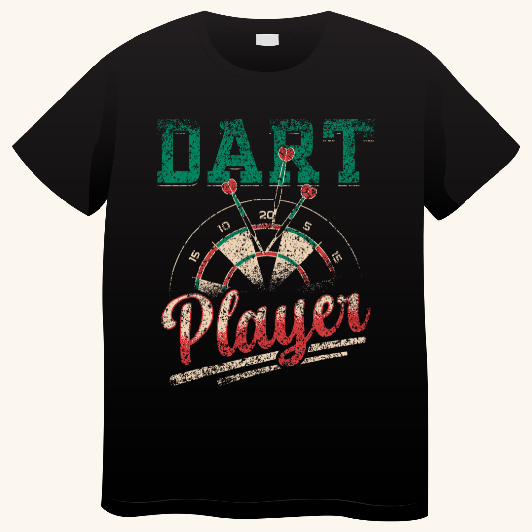 Dart Player – Dartbord T-shirt