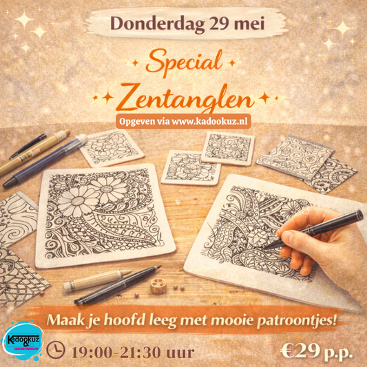 Donderdag 29 mei – Special: Zentanglen