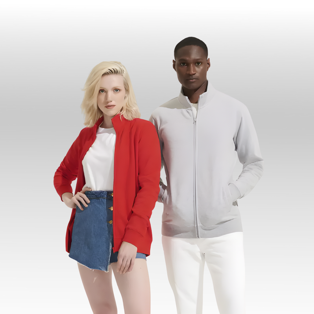 Unisex Full-Zip Sweat Jacket