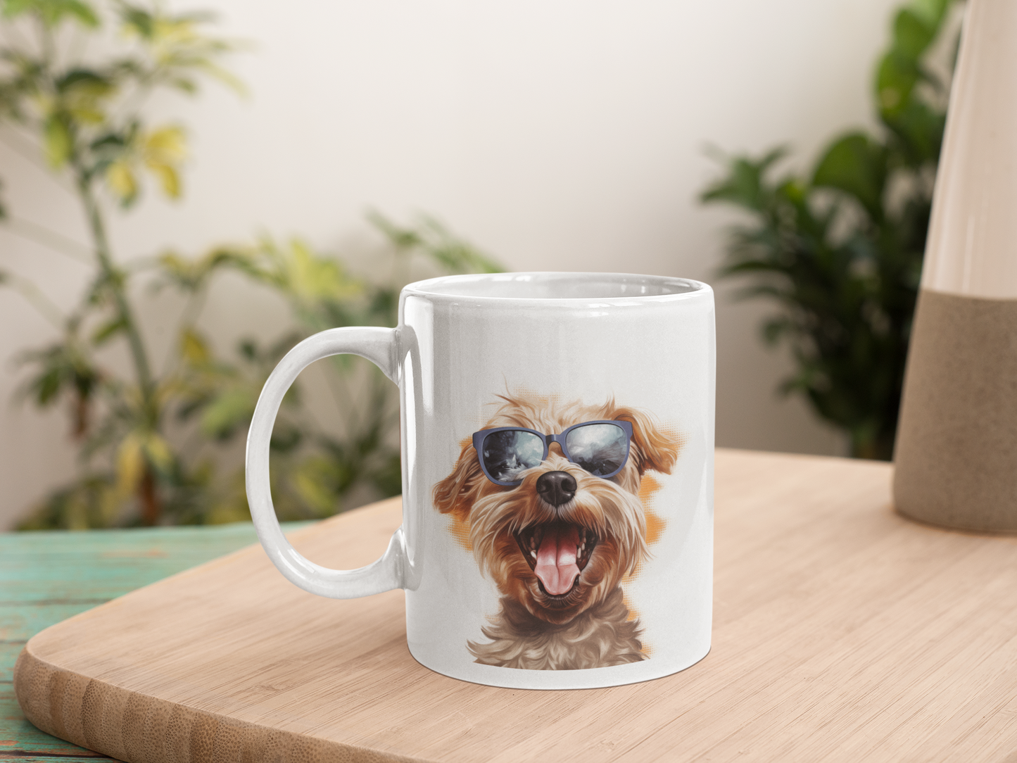 Hond met zonnebril