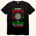 My Dart Technique Is Top Secret – Dartbord T-shirt