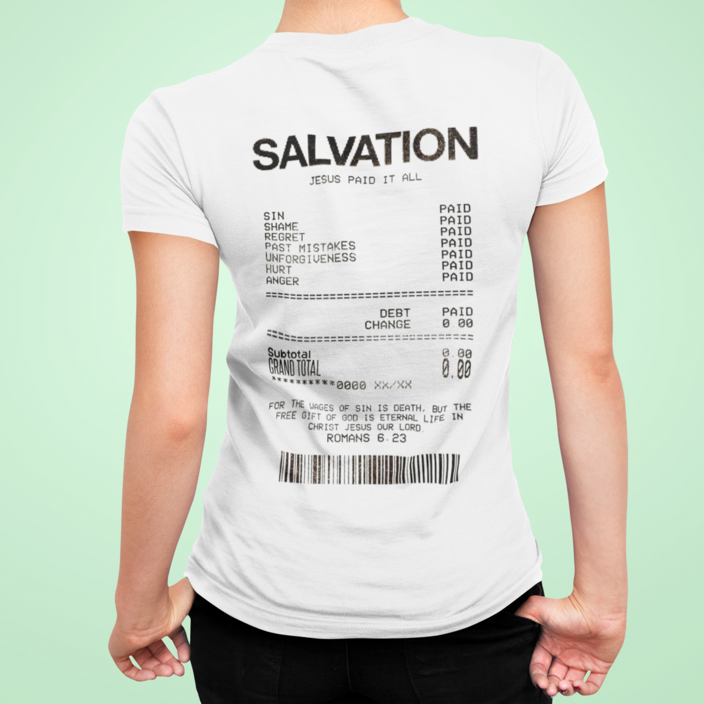 Salvation – Jesus Paid It All T-shirt | Faithwear