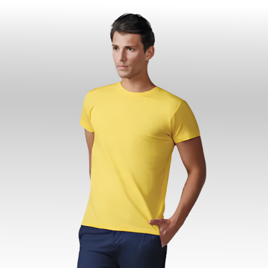 T-shirt met ronde hals