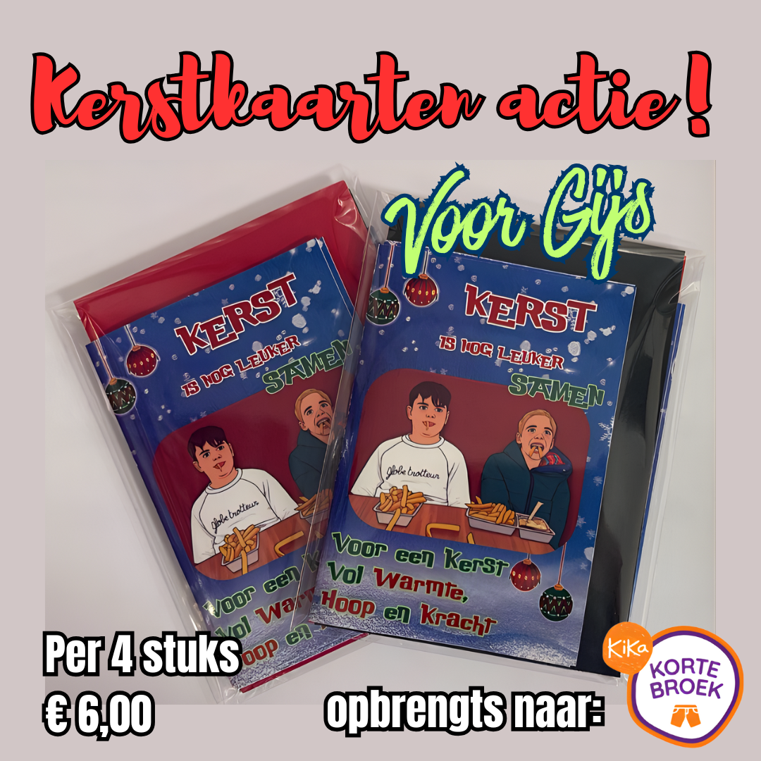 Kerstkaarten voor Gijs