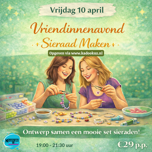 Vrijdag 10 april – Vriendinnenavond: Sieraad Maken